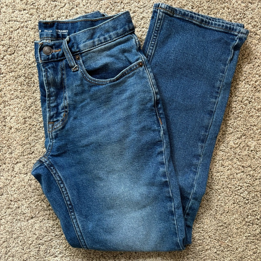 Old Navy Straight Leg Jeans 28 X 30